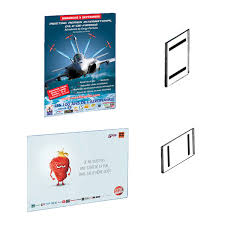 Présentoir plexiglas mural format 1/2 a4. Porte Affiches Muraux Rigides Et Adhesifs A5 A4 A3 Portrait Ou Paysage