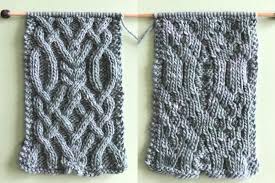 Fancy Celtic Cable Knitting Pattern Studio Knit