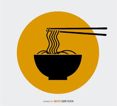 Voorbeeld Logo Maar Dan Met Kleur Groen Wit Simple Noodles Logo Icon Design Over A Yellow Circle High Quality Jpg Included Desain Logo Desain Grafis Sketsa