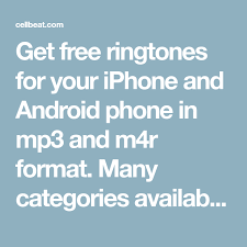 Get Free Ringtones For Your Iphone And Android Phone In Mp3 And M4r Format Many Categories Ava Free Ringtones Ringtones For Android Ringtones For Android Free
