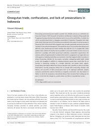Perangkaan tenaga buruh yang dipersembahkan adalah anggaran tenaga buruh, taburan guna tenaga mengikut industri, dan pengangguran. Pdf Orangutan Trade Confiscations And Lack Of Prosecutions In Indonesia