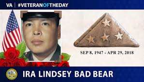 SP4 Ira Lindsey Bad Bear (1947-2018)