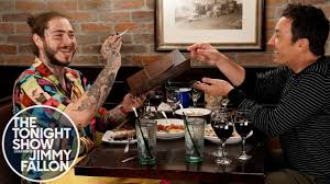 We've never had an issue. Post Malone Takes Jimmy Fallon To Olive Garden Youtube