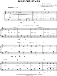 Blue Christmas Sheet Music 45 Arrangements Available Instantly Musicnotes