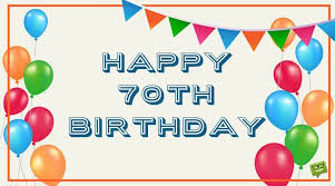 Turning 70 is a major and, for some people, an emotionally tricky milestone to reach. Happy 70th Birthday Great Messages For 70 Year Olds