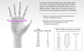 junior goalie glove size chart batting glove hand size chart