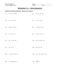 Convert the answers to their reciprocals to find the solution to the simultaneous equations. Fantastic Solving Multi Step Equations Worksheet Formal With Variables On Both Sides Equationswith Samsfriedchickenanddonuts