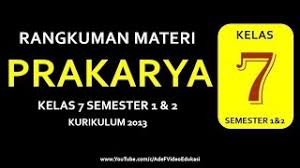 Rangkuman materi prakarya kelas 7 bab 2. Buku Prakarya Kelas 7 Bab 1 Video Klip Mp4 Mp3
