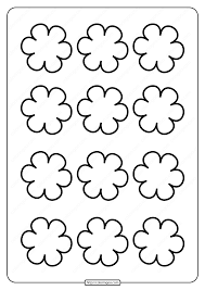 Supercoloring.com is a super fun for all ages: Printable Simple Flower Pattern Pdf Coloring Page