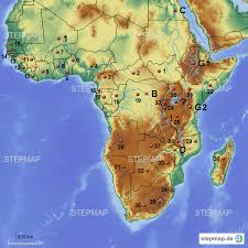 The sahara is one of the largest and hottest deserts in the world, covering much of north africa. Stepmap Afrika Sudlich Der Sahara Landkarte Fur Afrika