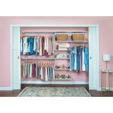 Find a wide selection of closet organization products on athome.com, and buy them at your local at home store. Freedomrail Basic Adjustable Closet Kit 96 100 Minimalist Closet Organization Closet Designs Closet Kits