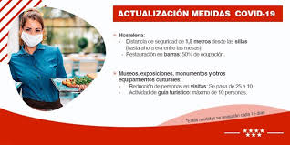 La comunidad de madrid anuncia nuevas restricciones. La Comunidad De Madrid Anuncia Nuevas Restricciones Que Entraran En Vigor El Proximo Lunes 7 De Septiembre Asearco