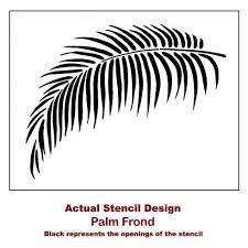 Cannabis pot leaf stencil bamboo stencil four leaf clover stencil bamboo 02 stencil leaf stencil. 9 Palm Frond Wall Design Tropical Home Decor Actual Stencil Wall Art Tropical Wall Art Stencils Wall