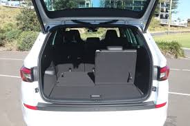 Acoustic parking sensors on the rear bumper come as standard on all models, but only se l versions and up get front parking sensorsas well. Skoda Kodiaq Boot Space Size Luggage Capacity Cargo Volume Carsguide