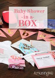 Baby Shower In A Box Baby Shower Box Virtual Baby Shower Ideas Online Baby Shower