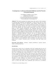 Dua tahun setelah melarikan diri dari teror iblis, seorang wanita muda masih dihantui oleh penglihatan yang tidak wajar. Pdf Contemporary Acehnese Cultural Prohibitions And The Practice Of Mystical Threats