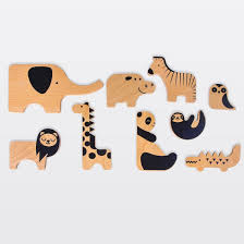 Wooden Animal Puzzle Animal Puzzle Wooden Animals Animal Puzzles