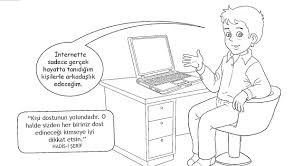 Siden Her Biriniz Dost Edinecegi Kisiye Iyi Dikkat Ediniz Demistir Egitim Anaokulu Boyama Sayfalari