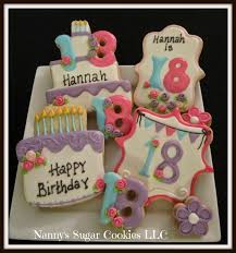 18th Birthday Cookie Cake Ideas Assorted Cookie Favors Pricing Info Available On The Cookie Pricing Birthday Cookies Sugar Cookies Cookie Decorating