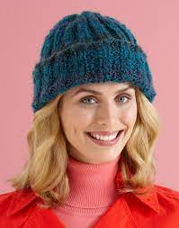 Big Dipper Hat In Lion Brand Homespun L10600 Knitting Patterns Lovecrafts Hat Knitting Patterns Knitted Hats Homespun Yarn Crochet