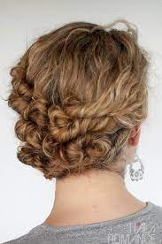 Hairstyle Tutorial Easy Twist And Pin Updo For Curly Hair Hair Romance Curly Hair Updo Curly Hair Styles Naturally Long Curly Hair