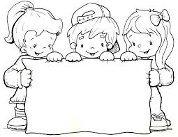 Resultado De Imagen Para Dibujo Agarrando Cartel Paginas Para Colorir Bordas Desenhos