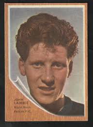 A&BC Bubble Gum Football Scottish QUIZ 1964 Falkirk John Lambie # 29