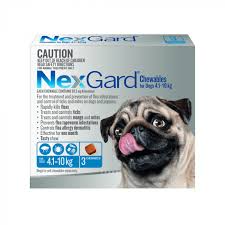 Nexgard for dogs is a fun way to prevent pests and parasites. Nexgard Chewables Dog Small 4 1 10kg Blue