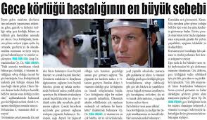 Gece Korlugu Hastaliginin En Buyuk Sebebi Genetik Gozler Gece