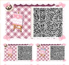 Cute Pink Foo Foo Path Set 1 Animal Crossing Animal Crossing Qr Qr Codes Animal Crossing
