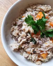 Cazuela De Carne Arroz Y Vegetales Food Rice Grains