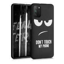 Xiaomi poco m3 pro android smartphone. Kwmobile Handyhulle Hulle Fur Xiaomi Poco M3 Tpu Silikon Handy Schutzhulle Cover Case Don T Touch My Phone Design Online Kaufen Otto