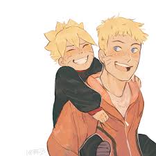 Naruto has not found out who his father is in the anime series yet but he did in the manga. Free Wallpaper Boruto Son