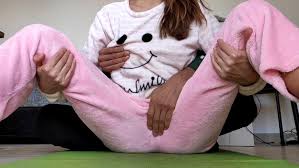 My 18 yo stepsister loves when I touch her ninnies and masturbate pussy in  pajama