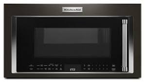 Acier Inoxydable Noir Avec Finition Printshield Fours A Micro Ondes A Hotte Integree Et A Convection 1000 Watts Ykmhc319ebs Kitchenaid