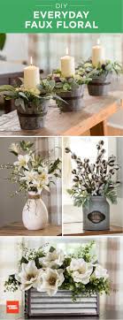 Hobby lobby tropical silk flowers. Four Simple Ways To Stye Faux Florals Home Decor Farmhouse Decor Fake Flower Arrangements