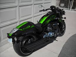 Black And Green Motorcycle Rims M109r Le Black With Electric Green Scheme Suzuki Boulevard Custom Motorcycle Paint Jobs Green Motorcycle