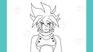 How To Draw Kai Hiwatari From Beyblade Step By Step Drawing - Youtube