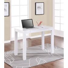 Ameriwood Home Parsons Computer Desk With Drawer White Walmart Com In 2020 Desk With Drawers White Desk With Drawers Parsons Desk