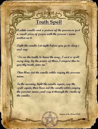 Pin By Thomas Pitt On Witchy Stuff Truth Spell Spells Witchcraft Magick Spells