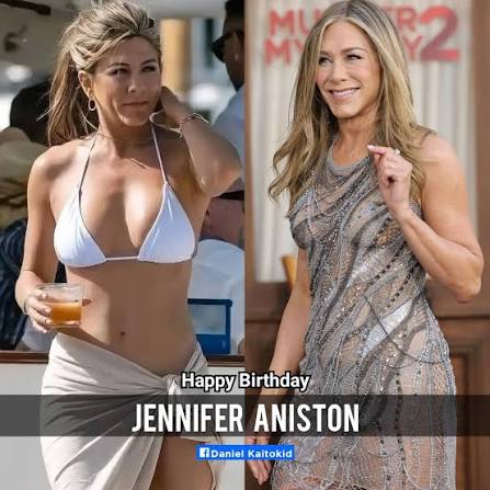Happy Birthday Jennifer Aniston 🎂 She turns 57 today 🎊🎉