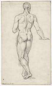 Staande naakte man - Artvee