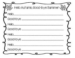 Hello Autumn Good Bye Summer Goodbye Summer Summer Poems Hello Autumn