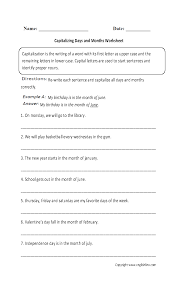 Englishlinx Com Capitalization Worksheets Capitalization Worksheets Capitalization Grammar Worksheets