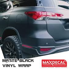 Di luar harga banner per meter jenis ketebalan di atas untuk bahan korea cina kita memiliki bahan yang finishingnya doff dan juga glossy. Meteran Maxdecal Sticker Vinyl Skotlet Hitam Doff 9700 M 070 152 Cm Wrap Mobil Motor Premium Shopee Indonesia