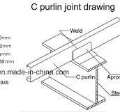 Galvanized C Channels/Roof Purlin/L Bracket for Metal ...