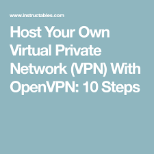 Host Your Own Virtual Private Network Vpn With Openvpn Virtual Private Network Private Network Networking