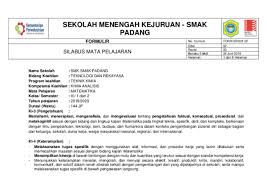 Maybe you would like to learn more about one of these? Pdf Silabus Matematika Kelas Xi Smk Anis Afi Academia Edu