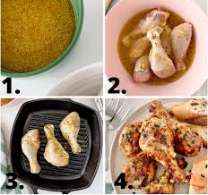 Stick a meat thermometer into the thickest part of the thigh to check the temperature. Grilled Chicken Legs 4 Ingredient Italian Marinade Charisse Yu
