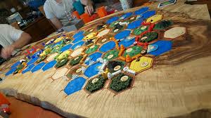 Live edge Catan Board